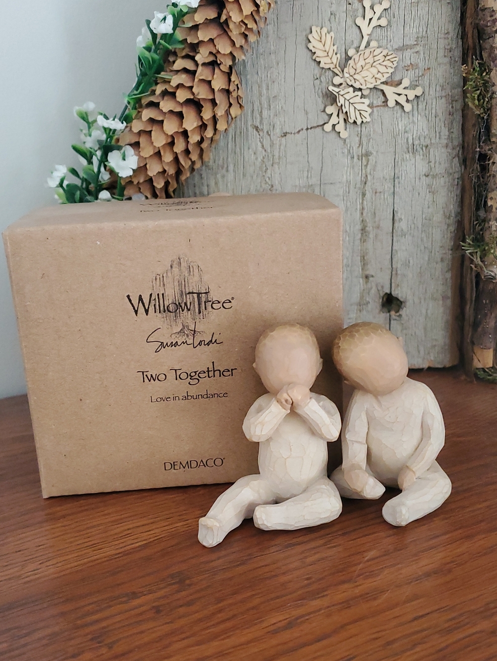 Willow Tree - "Two Together" - Two Sitting Babies - 2007